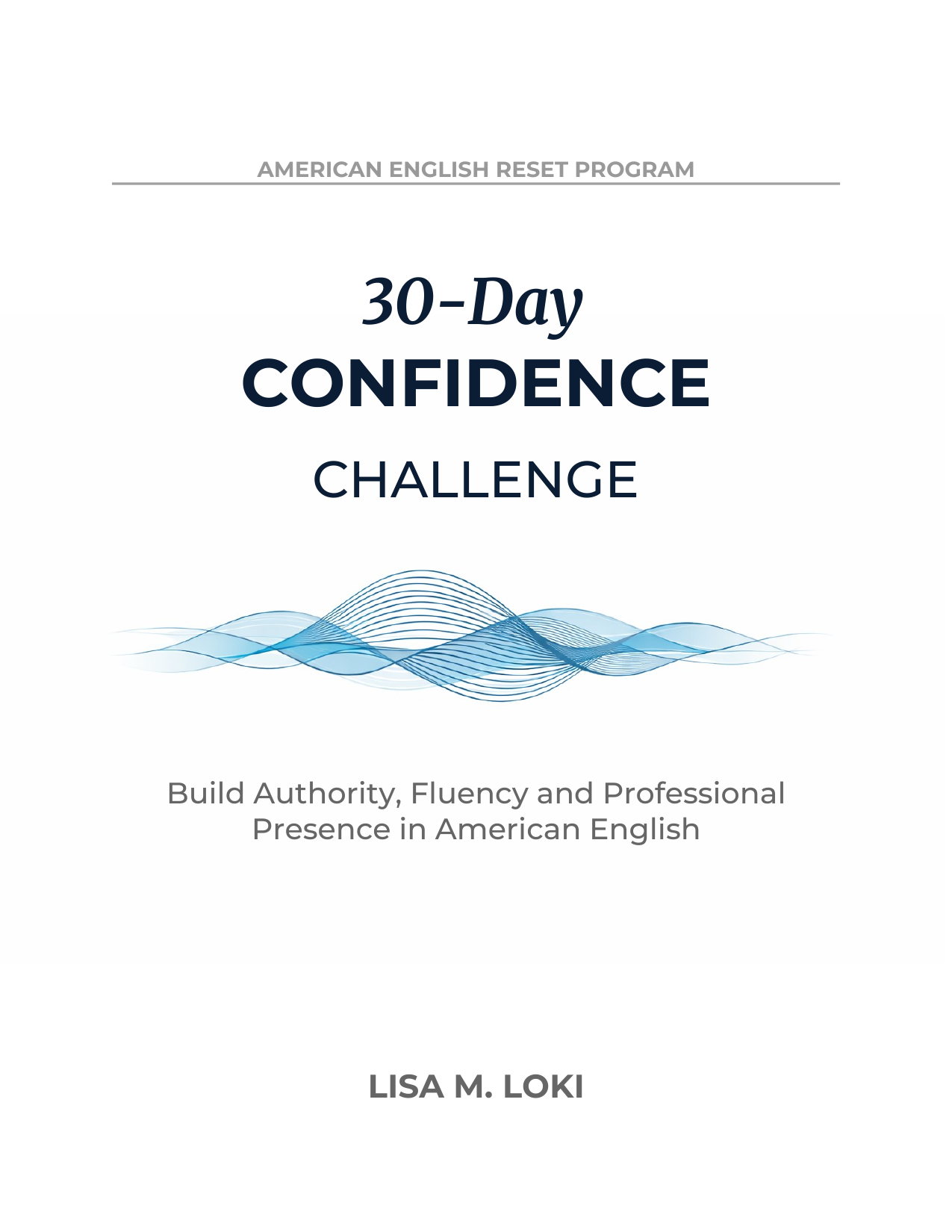Book Cover of 30-Day Confidence Challenge